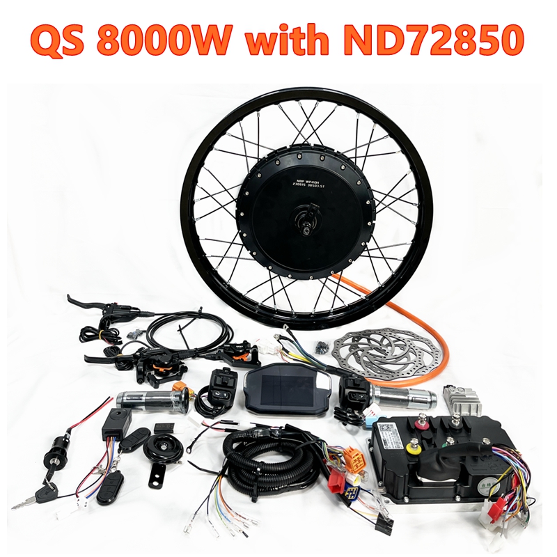 Qs273 Hub Motor 8000W 72V - Kit ruota motore brushless QS273 40H