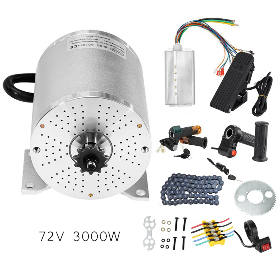 Kit motore kart moto elettrico - Electric Motorcycle Conversion Kit 72V recensione e prezzo